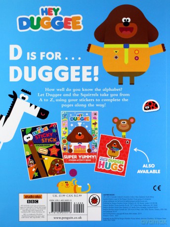 Hey Duggee: ABC Alphabet Sticker Book [KSIĄŻKA]