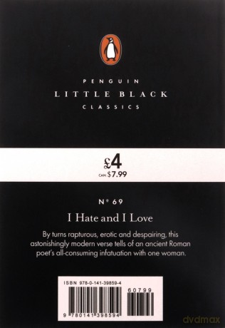 I Hate and I Love - Catullus [KSIĄŻKA]