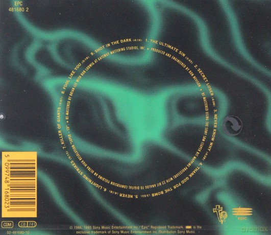Ozzy Osbourne: The Ultimate Sin [CD]