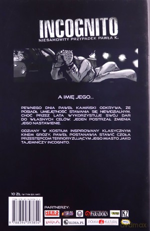 Incognito Niesamowity Przypadek Pawła K. (Tom 1) A imię jego strona lustra - Piotr Czarnecki, Łukasz Ciżmowski [KOMIKS]