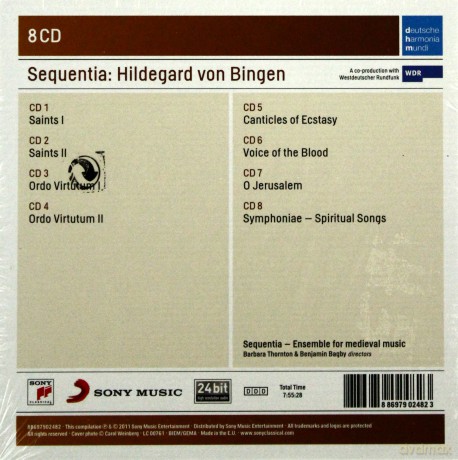 Sequentia: Hildegard von Bingen [8CD]