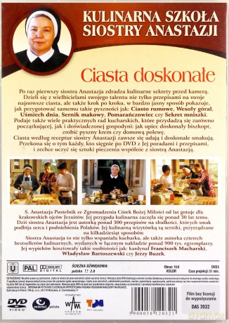 Kulinarna szkoła siostry Anastazji - Ciasta doskonałe [DVD]