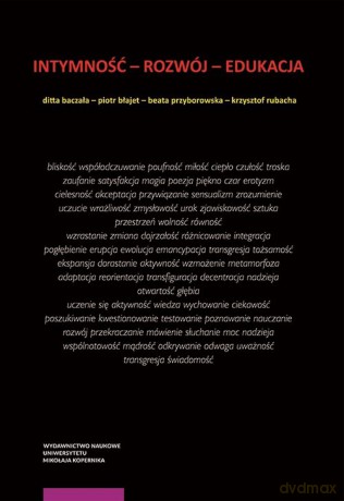Intymność rozwój edukacja [KSIĄŻKA]