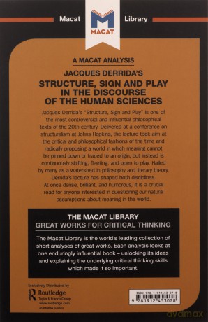 Jacques Derrida's Structure, Sign, and Play in the Discourse of Human Sciences - Tim Smith-Laing [KSIĄŻKA]
