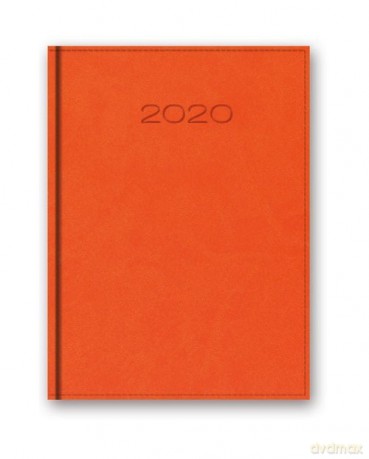 Kalendarz 2020 20-21D A5 dzienny pomarańczowy [KALENDARZ]