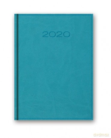 Kalendarz 2020 20-21D A5 dzienny turkusowy [KALENDARZ]