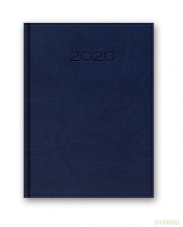 Kalendarz 2020 20-21DR A5 dzienny niebieski [KALENDARZ]