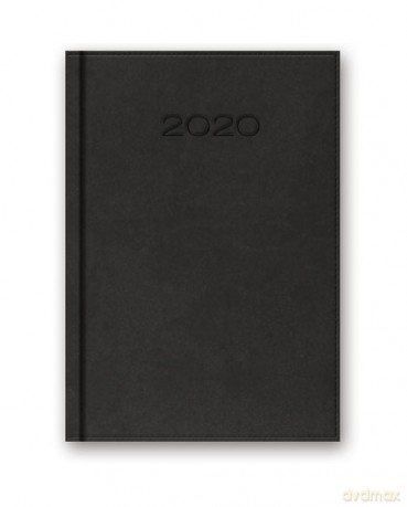 Kalendarz 2020 20-41D B6 dzienny grafitowy [KALENDARZ]