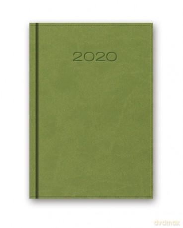 Kalendarz 2020 20-41D B6 dzienny jasnozielony [KALENDARZ]