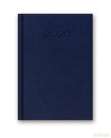 Kalendarz 2020 20-41D B6 dzienny niebieski [KALENDARZ]