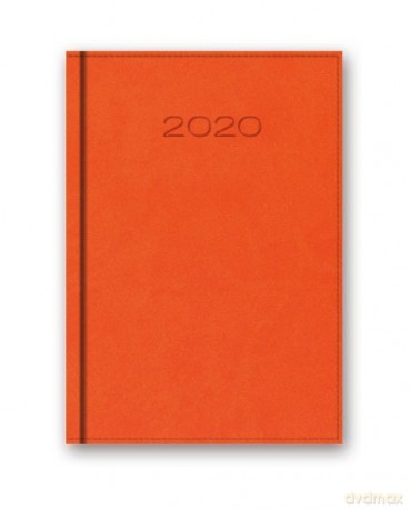 Kalendarz 2020 20-41D B6 dzienny pomarańczowy [KALENDARZ]