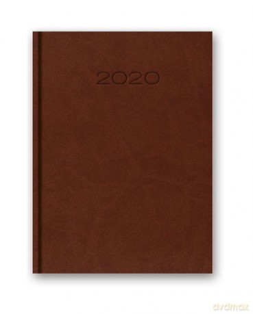 Kalendarz 2020 20-51TB B5 tygodniowy brązowy [KALENDARZ]