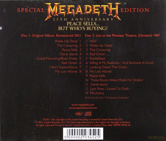 Megadeth: Peace Sels...But Who's Buying [2CD]