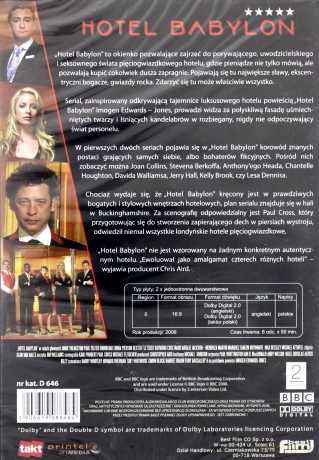 Hotel Babylon seria 1 odcinki 1-8 [2DVD] (BBC)