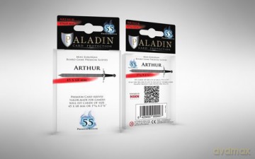 Koszulki na karty Arthur Premium Mini European (45x68), 55 sztuk [GRA]