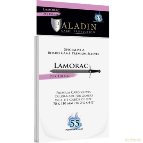 Koszulki na karty Lamorac Premium Standard European (70x100), 55 sztuk [GRA]