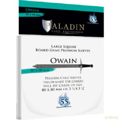 Koszulki na karty Owain Premium Standard European (80x80) 55 sztuk [GRA]