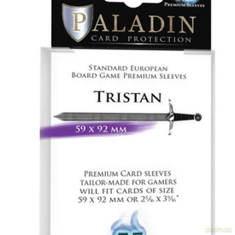 Koszulki na karty Tristan Premium Standard European (59x92), 55 sztuk [GRA]