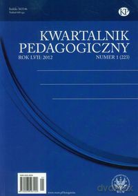 Kwartalnik Pedagogiczny nr 1 2012 - opracowanie zbiorowe [KSIĄŻKA]