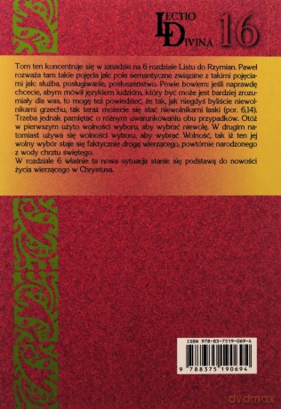 Lectio Divina 16 Do Listu do Rzymian 2 - Innocenzo Gargano [KSIĄŻKA]