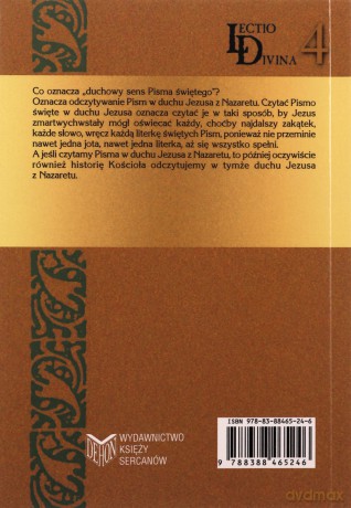 Lectio Divina 4 Do Ewangelii Św Łukasza 1 - Innocenzo Gargano [KSIĄŻKA]