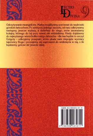 Lectio Divina 9 Do Ewangelii Męki Pańskiej 1 - Innocenzo Gargano [KSIĄŻKA]