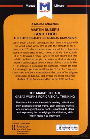 Martin Buber's I and Thou [KSIĄŻKA]