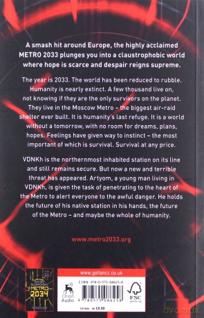 Metro 2033 - Dmitry Glukhovsky [KSIĄŻKA]