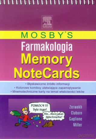 Mosby's Farmakologia Memory NoteCards - JoAnn Zerwekh, Jo Carol Claborn [KSIĄŻKA]