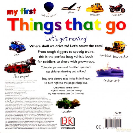 My First Things That Go Lets Get Moving [KSIĄŻKA]