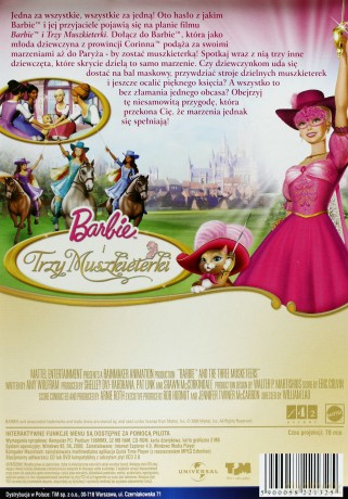 Barbie i Trzy Muszkieterki [VCD]