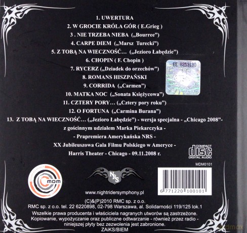 Night Rider Symphony (digipack) [CD]