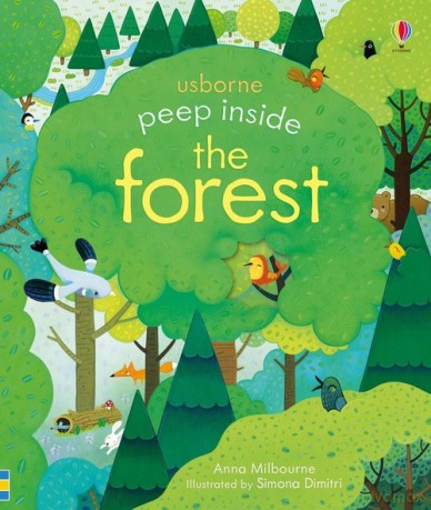 Peep inside the forest - Anna Milbourne [KSIĄŻKA]