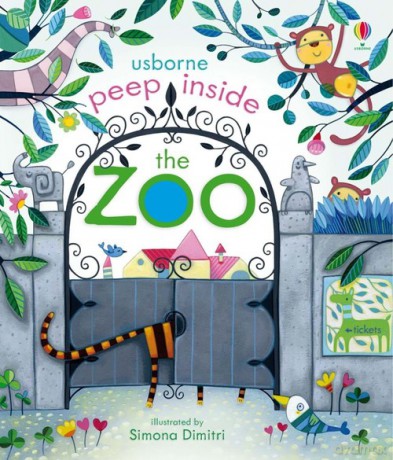 Peep inside the ZOO - Anna Milbourne [KSIĄŻKA]