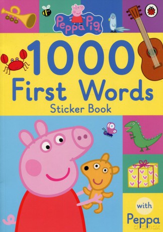 Peppa Pig 1000 First Words Sticker Book [KSIĄŻKA]