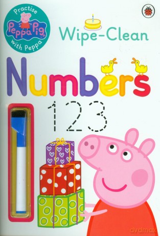 Peppa Pig Practise with Peppa Wipe-Clean Numbers [KSIĄŻKA]
