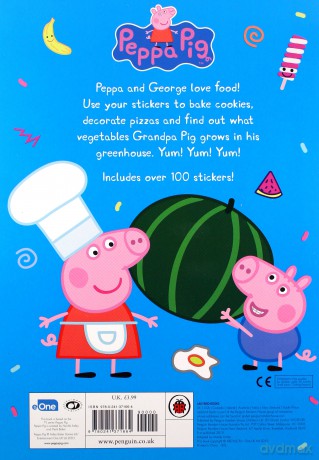 Peppa Pig Yum! Yum! Yum! Sticker Activity Book [KSIĄŻKA]