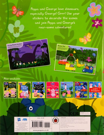 Peppa Pig: Dinosaurs! Sticker Book [KSIĄŻKA]