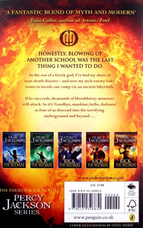 Percy Jackson and the Battle of the Labyrinth - Rick Riordan [KSIĄŻKA]