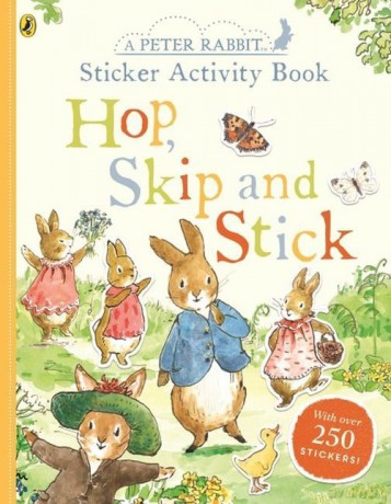 Peter Rabbit Hop Skip Stick Sticker Activity - Beatrix Potter [KSIĄŻKA]