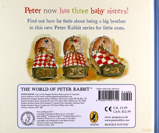 Peter Rabbit Tales Three Little Bunnies - Beatrix Potter [KSIĄŻKA]