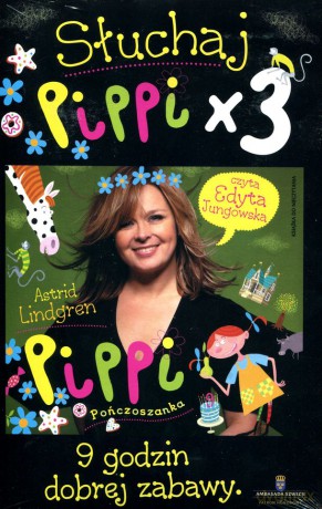 Słuchaj Pippi x 3: Pippi Pończoszanka / Pippi wchodzi na pokład / Pippi na Południowym Pacyfiku [AUDIOBOOK] [CD-MP3]
