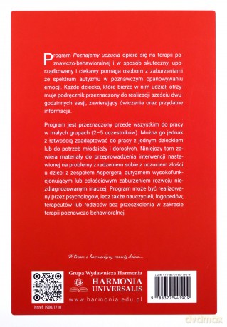 Poznajemy uczucia Poznawczo-behawioralna terapia złości dla osób z zespołem Aspergera - Tony Attwood [KSIĄŻKA]