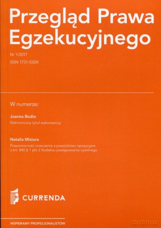 Przegląd Prawa Egzekucyjnego 01/2017 [KSIĄŻKA]