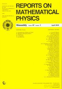 Reports on Mathematical Physics 65/2 [KSIĄŻKA]