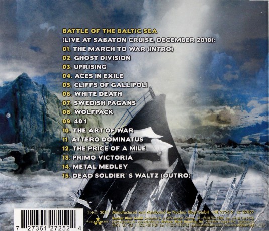 Sabaton: World War Live Battle Of The Baltic Sea [CD]