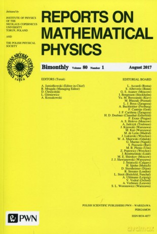 Reports on Mathematical Physics 80/1 2017 Kraj [KSIĄŻKA]