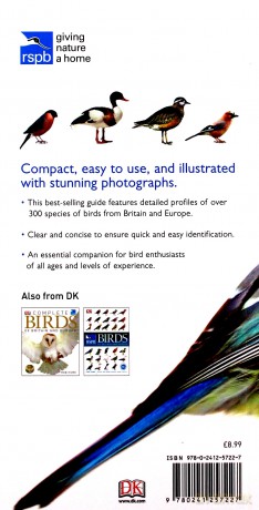 RSPB Pocket Birds of Britain and Europe - Jonathan Elphick, John Woodward [KSIĄŻKA]