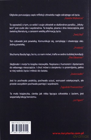 Skafander i motyl - Jean-Dominique Bauby [KSIĄŻKA]