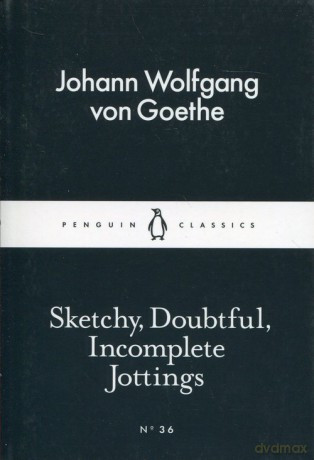Sketchy Doubtful Incomplete Jottings - Johann Wolfgang Goethe [KSIĄŻKA]